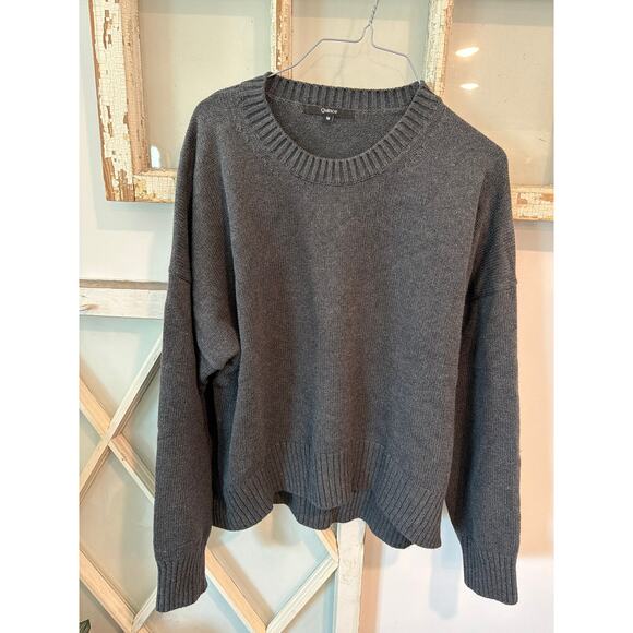 Quince Sweaters - Quince size medium gray organic cotton sweater